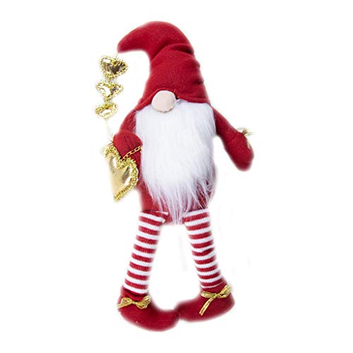 Xchon Schwedische Tomte skandinavische Weihnachts-Nisse Plüsch-Valentinstag-Ornamente von Xchon