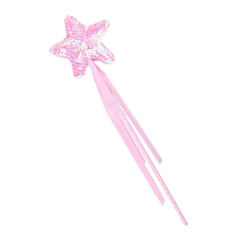 Xchon Stern Pailletten Stick Cosplay Requisiten Mädchen Kostüm Zauberstab Party Requisiten für Kinder Mädchen Weihnachten Party Versorgung von Xchon