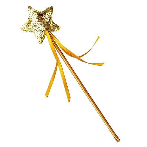 Xchon Stern Pailletten Stick Cosplay Requisiten Mädchen Kostüm Zauberstab Party Requisiten für Kinder Mädchen Weihnachten Party Versorgung von Xchon