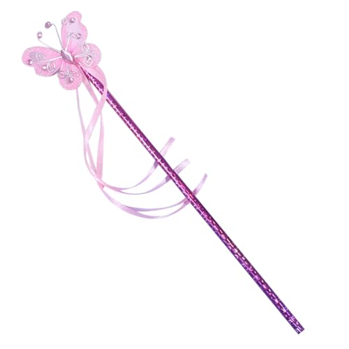 Xchon Stick Princess Cosplay Requisiten Mädchen Kostüm Schmetterling Zauberstab Party Requisiten für Kinder Mädchen Weihnachten Party Supplies von Xchon