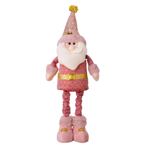 Xchon Verstellbare Größe, Weihnachtsfigur, weicher Stoff, Stehfigur, erweiterbare Puppen, Tischdekoration, Urlaubsdekoration für Zuhause von Xchon