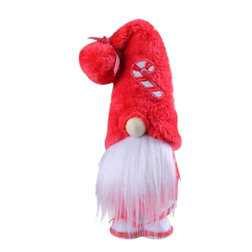 Xchon Weihnachtswichtel, Plüsch-Dekorationen, Faceless-Doll, skandinavische Tomtes, Nisse, schwedische Zwerge, Küche, gestufte Tablett-Dekoration von Xchon