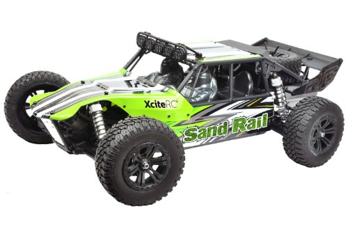 XciteRC 30202000 RC Auto Sand Rail, 4WD Ready to Race Brushless Modellauto, 1:8 mit 2.4 GHz Fernsteuerung, grün von XciteRC