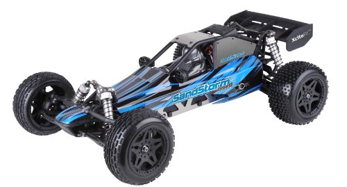 XciteRC 30203000 RC Auto Sandstorm one8-2WD Ready to Race Dune Buggy Brushless Modellauto, 1:8 mit 2.4 GHz Fernsteuerung, blau von XciteRC