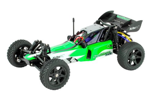 XciteRC 30302000 RC Auto Sandstorm one10-2WD Ready to Race Dune Buggy Brushed Modellauto, 1:10 mit 2.4 GHz Fernsteuerung, grün von XciteRC