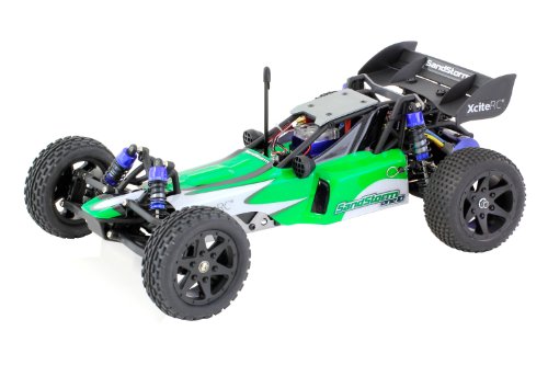 XciteRC 30303000 RC Auto Sandstorm one10-2WD Ready to Race Dune Buggy Brushless Modellauto, 1:10 mit 2.4 GHz Fernsteuerung, grün von XciteRC