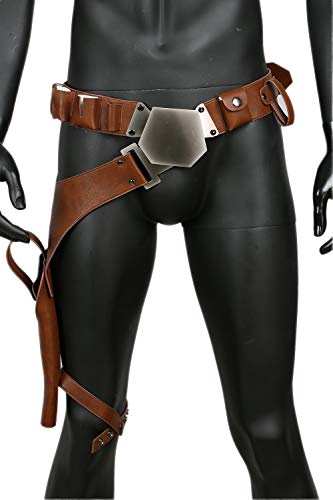 Han Solo Gürtel mit Holster Update-Version Deluxe Cosplay Kostüm Replik für Erwachsene Herren Verrücktes Kleid Zubehör von Xcoser