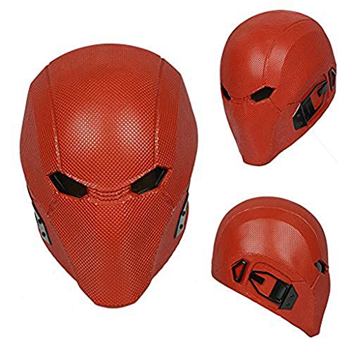 Xcoser Halloween Rot Maskr Harz Helm Spiel Cosplay Kostüm Zubehör für Erwachsene Kleidung Verrücktes Kleid von Xcoser