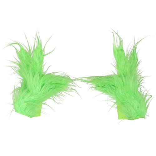 XehCaol Grinch Kostüm Weihnachten Grinch Kostüm Erwachsene Accessoires Weihnachtsmütze Grinch Handschuhe Cosplay Kostüm Requisiten (Grinch Handschuhe) von XehCaol