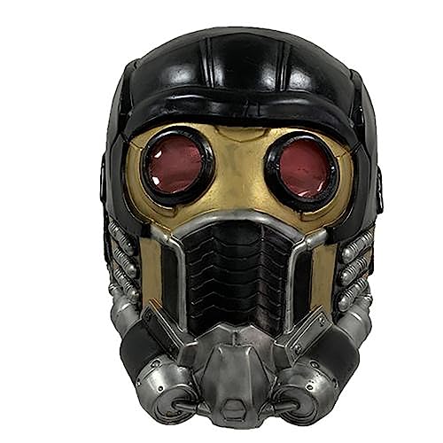 XehCaol Star Lord helm，Guardians of Galaxy 3 Star Lord Peter Quill Maske Kostüm Halloween Masken Cosplay Props (Mit Kopf) von XehCaol