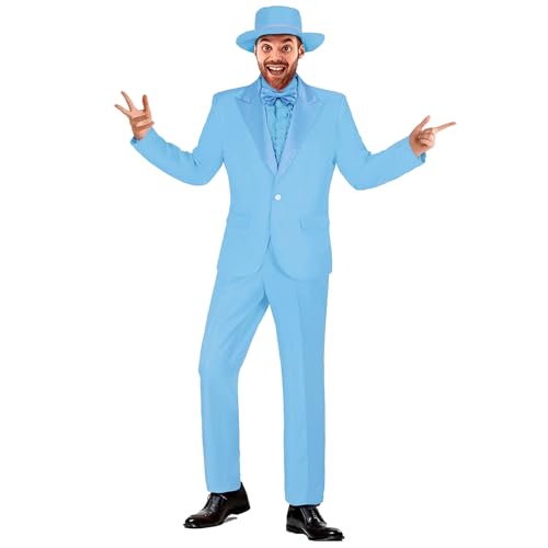 Xelyelmo Dumb and Dumber Halloween-Kostüme, Dumb and Dumber Suit & Smoking-Set für Outfit (Z3812BU, 2XL) von Xelyelmo