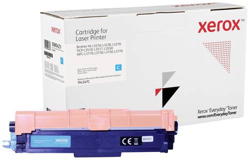 Xerox Toner ersetzt Brother TN-247C Kompatibel Cyan 2300 Seiten Everyday 006R04231 von Xerox