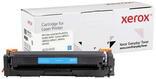 Xerox Toner ersetzt HP 202X (CF541X/CRG-054HC) Kompatibel Cyan 2500 Seiten Everyday 006R04181 von Xerox