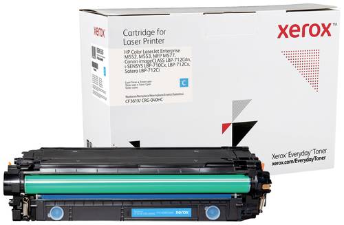 Xerox Toner ersetzt HP 508X (CF361X/ CRG-040HC) Kompatibel Cyan 9500 Seiten Everyday 006R03680 von Xerox