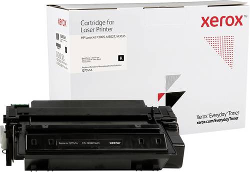 Xerox Toner ersetzt HP 51A, Q7551A Kompatibel Schwarz 6500 Seiten Everyday™ Toner 006R03669 von Xerox