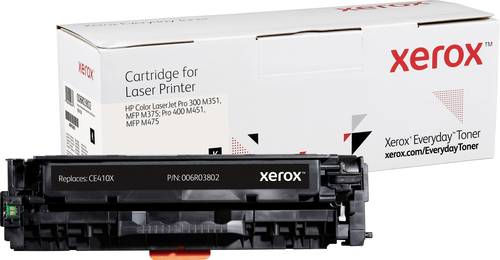 Xerox Toner ersetzt HP 305X, CE410X Kompatibel Schwarz 4000 Seiten Everyday™ Toner 006R03802 von Xerox