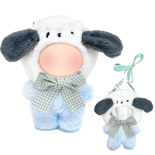 17 cm Puppenkleidung, Weißes Blaue Puppe Kleidung für 17cm Puppen, 1 Welpen-Kopfbedeckung + 1 Blauem Body, Geschenke für Kinder(Ohne Puppe) 17 cm Puppenkleidung, Weißes Blaue Puppe Kleidung für 17cm Puppen, 1 Welpen-Kopfbedeckung + 1 Blauem Body, Geschenke für Kinder(Ohne Puppe) von Xerteam