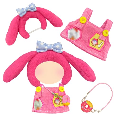 17 cm Plüsch Puppenkleidung, Süße Rosa Plüsch Puppenkleidung, Puppenkleid + rosa Tiara + Anhänger, DIY Plüschkleidung, babypuppenkleidung 17cm, Rosa peppen Kleidung, Mädchen 17 cm Plüsch Puppenkleidung, Süße Rosa Plüsch Puppenkleidung, Puppenkleid + rosa Tiara + Anhänger, DIY Plüschkleidung, babypuppenkleidung 17cm, Rosa peppen Kleidung, Mädchen von Xerteam