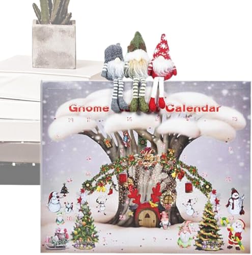 Xevinas Wichtel Adventskalender 2024 | Weihnachtswichtel Adventskalender | 24 Tage Weihnachtswichtel Countdown Kalender | GNOME Adventskalender,Christmas Deko Party Spielzeug (24tage) von Xevinas