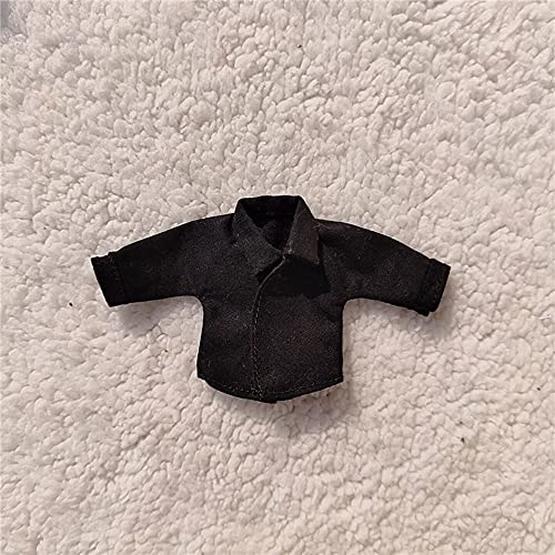 XiDonDon OB Kleidung BJD Puppenkleidung Casual Langarmshirt 1/12bjd, GSC, ob11 Puppenzubehör Spielzeugkleidung (Black) von XiDonDon