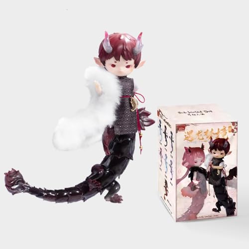 XiDonDon 1/12 Bjd-Puppen Penny Box Fantastische Drachenserie Ob11 Blindbox Mystery Box Spielzeug Süße Action-Anime-Figur Geschenk (Single Box) von XiDonDon