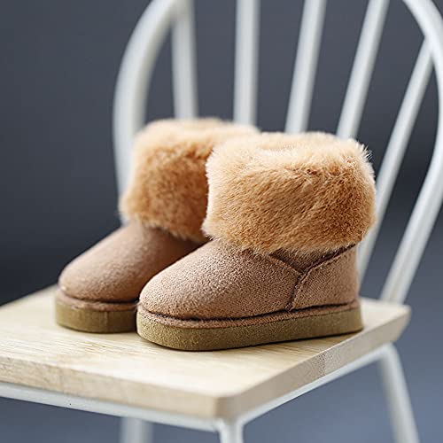 XiDonDon 1/6 BJD SD Größe Puppe 30cm Körperschuhe Mode Schneestiefel 1/6 YOSD Puppenschuhe Puppenzubehör (Brown) von XiDonDon