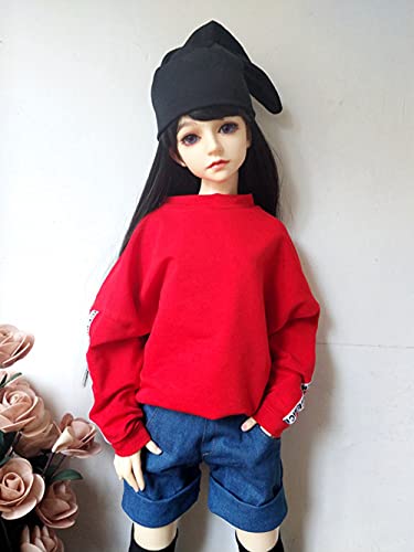 30CM / 45CM / 60CM Puppenkleidung 1/3 1/4 1/6 BJD Puppenzubehör BJD SD DIY Modepuppen Kleidung Spielzeug (Red,1/3) von XiDonDon