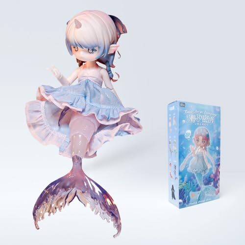 XiDonDon Antu Mermaid-Serie Actionfiguren 1/12 BJD-Puppen Niedliche Figuren mit Puppenkleidung Sammlerstücke Geburtstagsgeschenk (Single Box) von XiDonDon