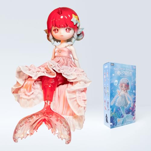 XiDonDon Antu Mermaid-Serie Actionfiguren 1/12 BJD-Puppen Niedliche Figuren mit Puppenkleidung Sammlerstücke Geburtstagsgeschenk (Three Boxes) von XiDonDon