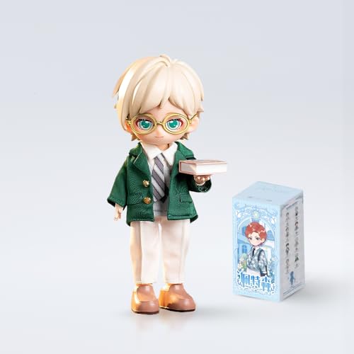 XiDonDon BJD Blindbox, männliche Klassenkameraden-Serie, 1/12 BJD-Puppen, Ob11, süße Actionfigur, Spielzeug, Kawaii-Anime-Figuren, Geschenk (Two Boxes) von XiDonDon