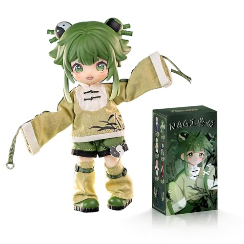 XiDonDon Blindbox der Study Tour-Serie, 1/12 BJD-Puppe, Actionfiguren in OB11-Größe, bewegliche Puppen mit Puppenkleidung, Überraschungsgeschenkspielzeug (Single Box) von XiDonDon