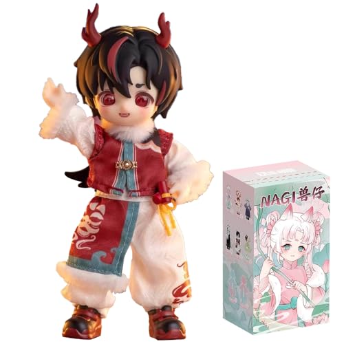 XiDonDon NAGI Vierte Generation Die Untrammeled Traveler-Serie Ob11 1/12 Bjd Puppe Geschenkfigur Spielzeug Süße Action Anime Figuren Puppen Spielzeug (Three Boxes) von XiDonDon