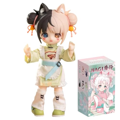 XiDonDon NAGI Vierte Generation Die Untrammeled Traveler-Serie Ob11 1/12 Bjd Puppe Geschenkfigur Spielzeug Süße Action Anime Figuren Puppen Spielzeug (Two Boxes) von XiDonDon