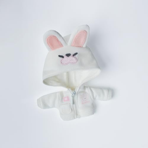 XiDonDon Niedlicher Tiermantel Puppenkleidung für OB11, Molly, GSC, 1/12 BJD Puppenzubehör Spielzeug Puppenkleidung (White) von XiDonDon