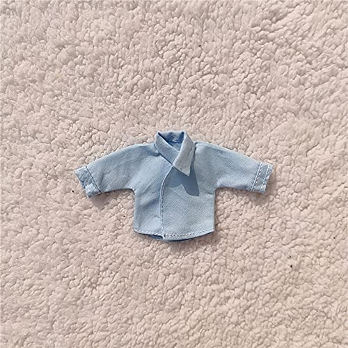 XiDonDon OB Kleidung BJD Puppenkleidung Casual Langarmshirt 1/12bjd, GSC, ob11 Puppenzubehör Spielzeugkleidung (Blue) von XiDonDon