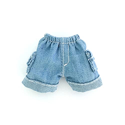 Ob11 Babykleidung 1/12 BJD, OB, GSC Shorts BJD Puppenkleidung Hosen Puppenzubehör OB Kleidung (Light Blue) von XiDonDon