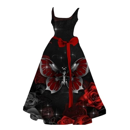 Xiangdanful Halloween Pullover Damen Kleid Mittelalter Nonnenkostüm Große Größen Steampunk Hexenkostüm Cosplay Gothic Punk Faschingskostüme Burgfräulein Kleidung Wikinger Vampir Kostüm Partykleider von Xiangdanful