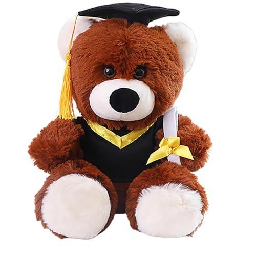 Xianghaoshun Bärengeschenke zum Abitur, Plüschbär mit Talarmütze und Quaste, ausgestopfter Bär zum Abitur, Bär als Geschenk für ihn oder ihre Abschlussfeier von Xianghaoshun