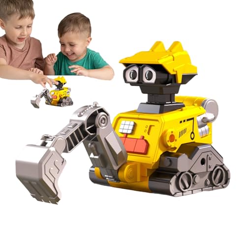 Xianghaoshun Bau-LKW-Spielzeug, Press-and-Go-Autospielzeug | Press and Go Bagger-Bohrwagen | Baufahrzeuge Realistische Bau-LKW-Spielzeug-Kinder Spielen LKWs von Xianghaoshun