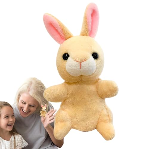 Xianghaoshun Kleine Stofftiere, Handpuppen für Kinder - Weiches Tier-Fingerspielzeug - Cartoon-Tier-Fingerpuppen, weiche Requisiten, Spielzeug, gefüllte Fingerspielzeuge für Kinder, fantasievolles von Xianghaoshun