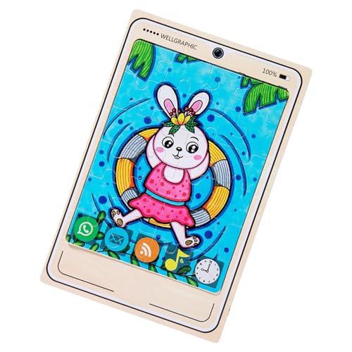 Xianghaoshun Tierpuzzles für Kinder, Handy-Puzzle, Lern-Handy-Puzzle, Lernspielzeug, Handy-Puzzle für Kinder ab 3 Jahren von Xianghaoshun