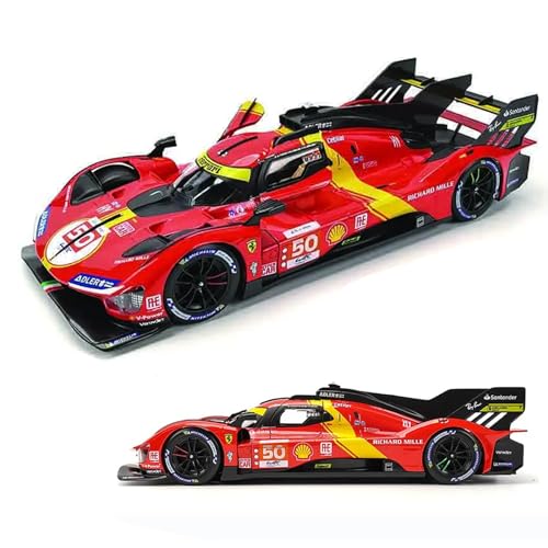 Xiangtat 1/18 Bburago 499P 50# Rennwagen Le Mans Champion Legierung Luxusfahrzeug Auto Druckguss Modell für 499p 50# Erwachsene Druckguss Modell Sammlung Geschenk (1/18 499p 50#) von Xiangtat