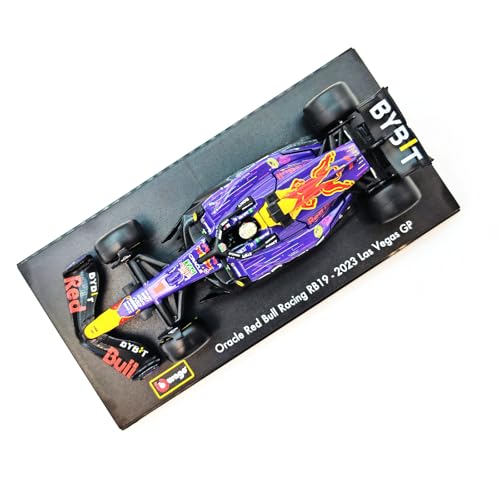 Xiangtat 1:43 F1 RB19 2023 Las Vegas GP #1# Max Verstappen Formula Racing Alloy Car Diecast Modell (RB19 1# LV W/Driver) von Xiangtat