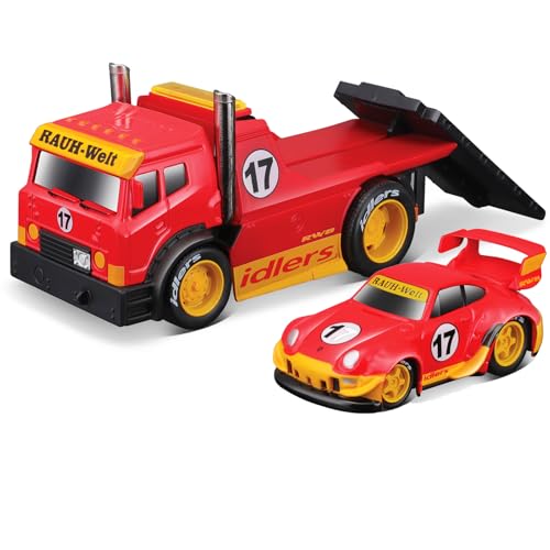 Xiangtat 1:64 Scale Top Muscle Transports Series for JDI Pritsche Truck and RWB 993 911 Coupe Diecast Metal Model Car (11543) von Xiangtat