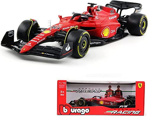 Xiangtat Bburago 1/18 2022 F1-75 Nr. #16 Charles Leclerc Legierung Luxusfahrzeug Druckguss Autos Modell Spielzeug Kollektion Geschenk (1/18 F1-75 Nr. #16) von Xiangtat