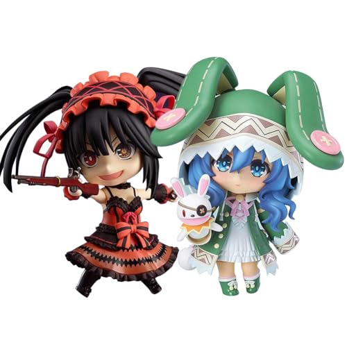 Xianyuee Anime Date a Live Figure Tokisaki Kurumi/Himekawa Yoshino Figur, 10CM PVC Date a Live Actionfigur Model Statue Sammlerstücke Dekorationen Geschenke von Xianyuee