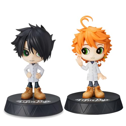 Xianyuee Anime Figuren The Promised Neverland Figur, Emma/Ray Figur Model Statue Dekoration Sammlungen 10CM PVC von Xianyuee