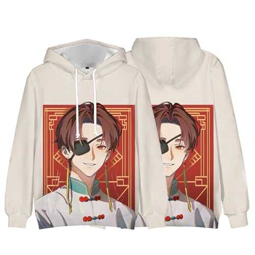 Xianyuee Anime Hoodie Wind Breaker Merch Sweatshirt Wind Breaker Cosplay Tops Anime Charaktere Printed Kapuzenpullover Pullover Langarm Lose von Xianyuee