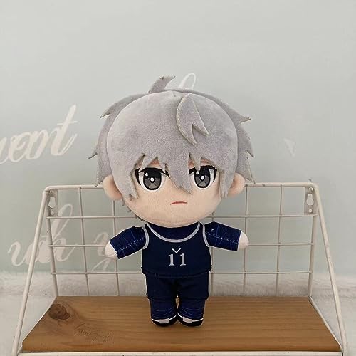 Xianyuee Blue Lock Figur Anime Soft Stuffed Seishiro Nagi Figur Pillow Cartoon Kissen Sofa Home Decoration Ornaments Geschenke 25CM von Xianyuee