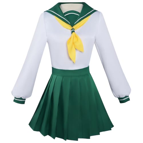 Xianyuee Gushing over Magical Girls Cocplay Hanabishi Haruka Cocplay Kostüm Anime Charakter Suit Set School Uniform Skirt Halloween Karneval Party von Xianyuee